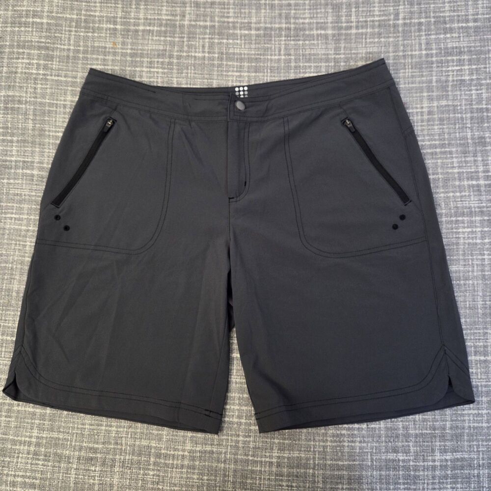 Title Nine Rogue Beach Shorts 9" Ins Womens 12 (see Meas) Charcoal Gray